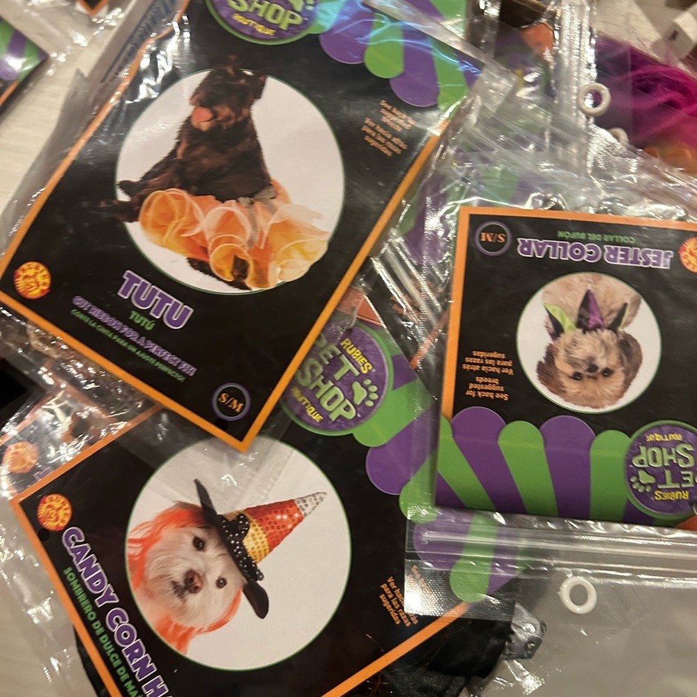 Box full of Dog Costumes small/medium and medium/large all new - Picture 6 of 6